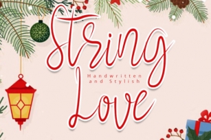 String Love Font Download