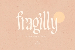 Fragilly - A Cute Font Font Download