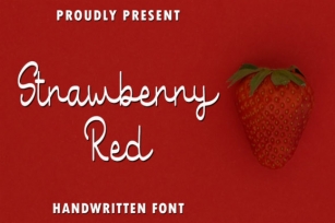 Strawberry Red Font Download