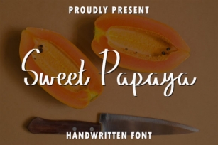 Sweet Papaya Font Download