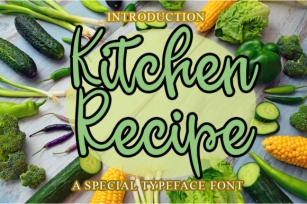 Kitchen Recipe Font Download
