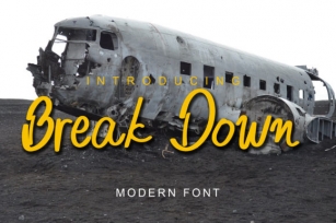 Break Down Font Download