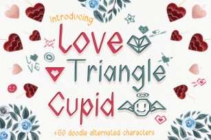 Love Triangle Cupid Font Download