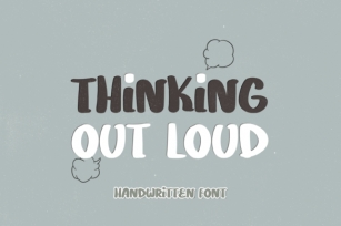 Thinking out Loud Font Download