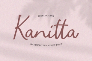Kanitta Font Download