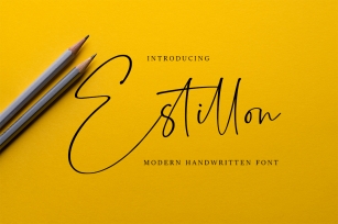 Estillon - Script Handwritten Font Font Download