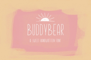 Buddy Bear - Handwritten Font Font Download