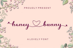Honey love bunny - Lovely Script Font Download