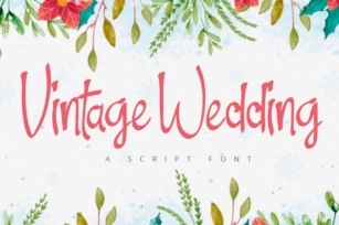 Vintage Wedding Font Download