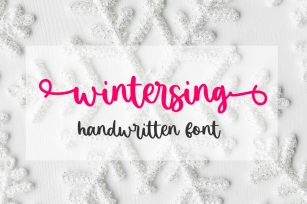 Wintersing - Lovely Font Font Download