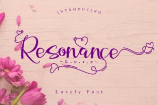 Resonance Love Font Download