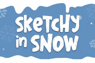 Sketchy in Snow Font Download