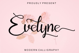 Evelyne - Modern Calligraphy Font Download