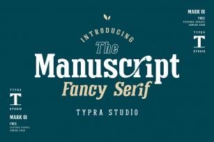 Manuscript Fancy Serif Family Font Font Download