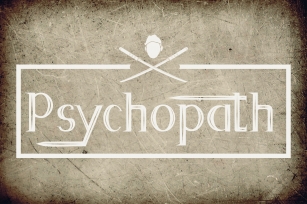 Psychopath font Font Download