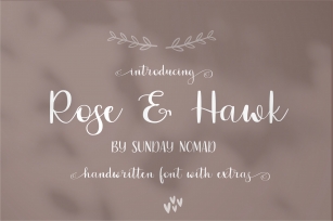 Rose & Hawk Font Download