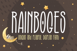 Rainboges - Playful Display Font Font Download