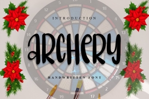 Archery | Handwritten Font Font Download