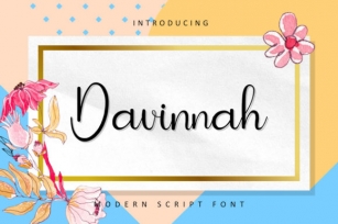 Davinnah Font Download