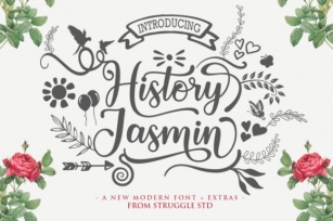 History Jasmin Font Download