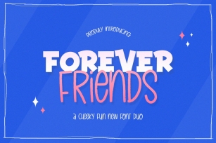 Forever Friends Font Duo Font Download