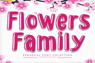 Flowers Family Font Download