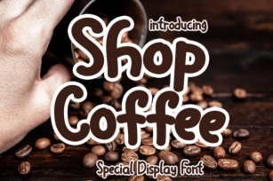 Shop Coffee Font Download