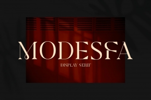 Modesfa Font Download