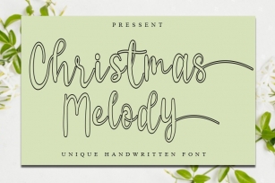 Christmas Melody - Unique Christmas Font Font Download