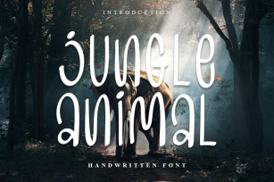 Jungle Animal | Handwritten Font Font Download