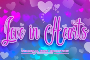 Love in Hearts Font Download