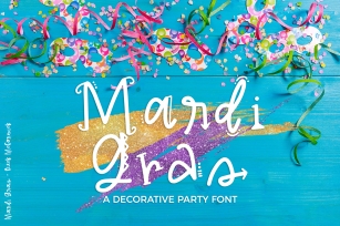 Mardi Gras Party Font Font Download