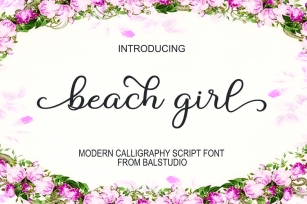 Beach Girl Script Font Download