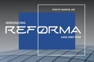 Reforma | Modern Font Font Download