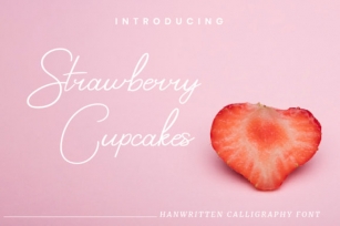 Strawberry Cupcakes Font Download