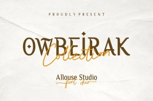 Owbeirak Collection Font Download
