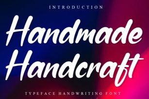Handmade Handcraft Font Download