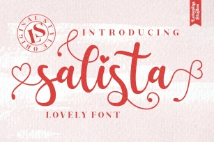 Salista - Beautiful Lovely Script Font Font Download