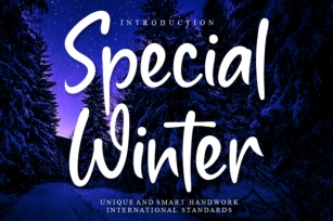 Special Winter Font Download
