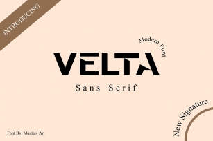 Velta | Modern Font Font Download