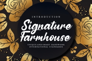 Signature Farmhouse Font Download