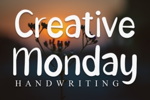 Creative Monday Font Download