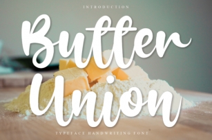Butter Union Font Download