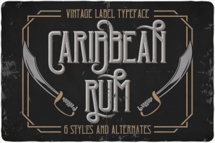 Caribbean Rum Typeface Font Download