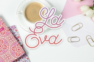 La Eva script Font Download