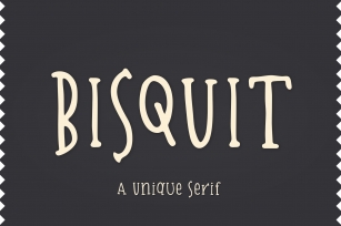 Bisquit | A Quirky Serif Font Download