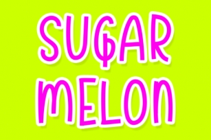 Sugar Melon Font Download