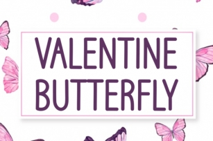 Valentine Butterfly Font Download