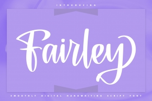 Fairley | Smoothly Handwriting Script Font Font Download