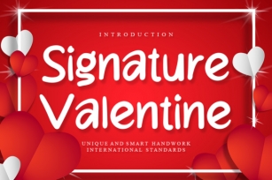 Signature Valentine Font Download